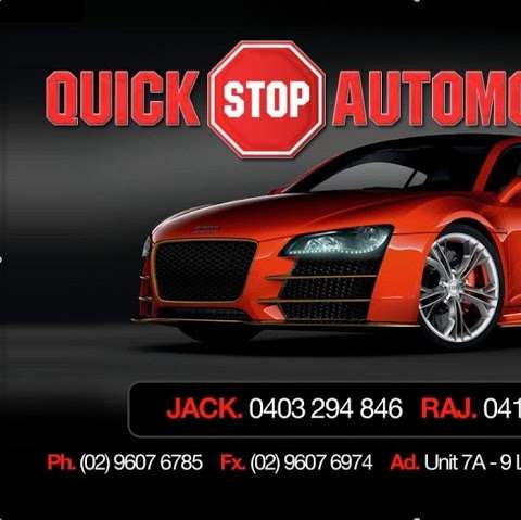 Photo: Quick Stop Automotives